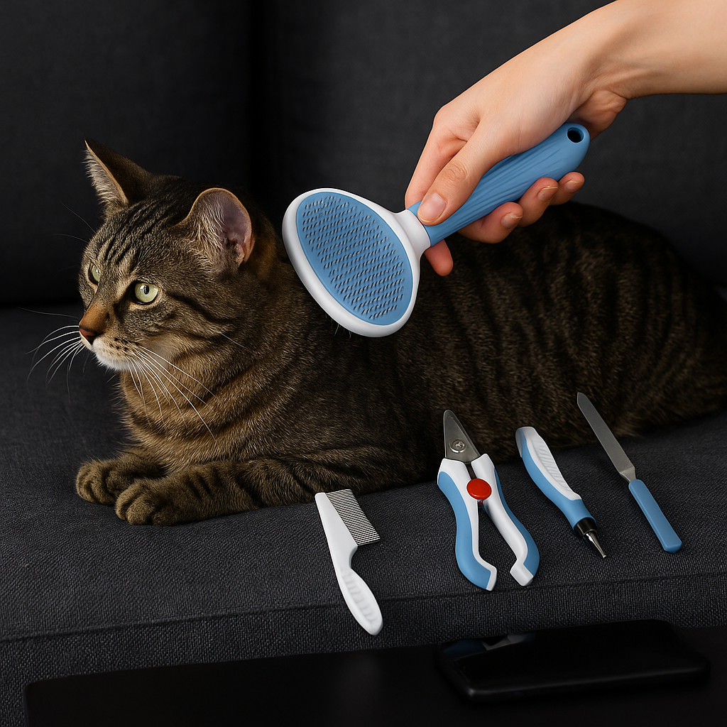 Catify™ Grooming Essentials Set (3-in-1)