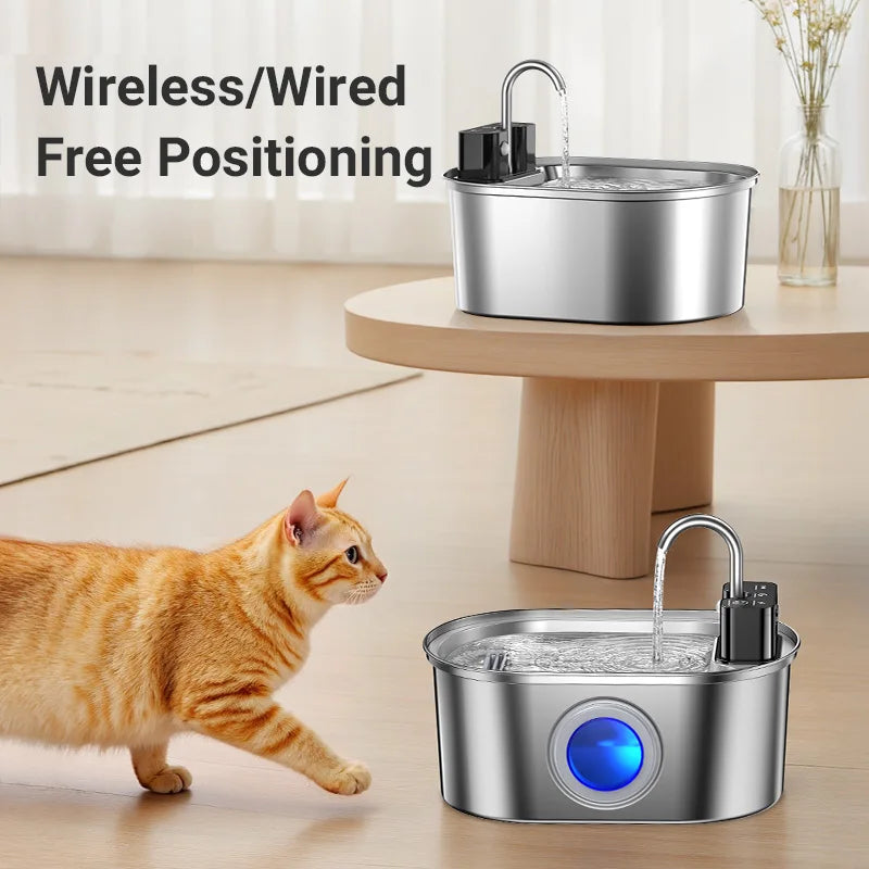 Catify™ 3.2L Smart Stainless Steel Fountain