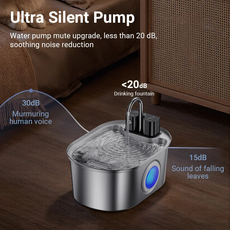 Catify™ 3.2L Smart Stainless Steel Fountain